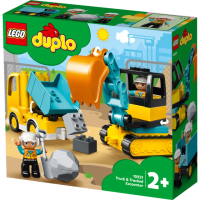 【LEGO 樂高】LT10931 得寶系列 - 卡車 & 挖土機