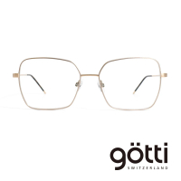 【Gotti】瑞士Gotti Switzerland 線性幾何方框平光眼鏡(ALMA)