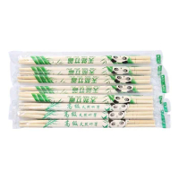 100 Pairs Chinese Disposable Bamboo Wood Chopsticks Restaurant Individual Package Chop Sticks Food Stick Tableware Kitchenware