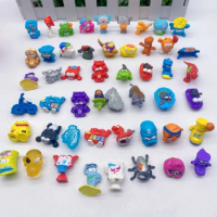 10Pcs Original Trash Figure Pack Grossery Rotten Bin Gang Monster Fossil Animal Food Figure Collect Model Toy Gift For Child