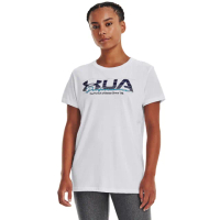 【UNDER ARMOUR】UA官方直營 女 Training Graphics短T-Shirt _1376748-100(白)