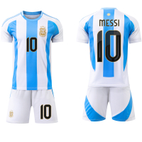 [Chongwei Sports] 2025 Copa America Argentina Home Jersey Blue White # 10 Messi & # 21 Dybala Soccer