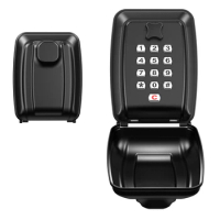 ORIA Wall Mounted Lockbox 12-Digit Push-Button Combination Lock Box Waterproof Security Key Lock Box for Outside