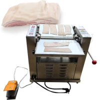2023 professional pork skin removed cutting machine pig meat peeling machine pork mutton skin peeler remover skinner machine