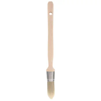 Round Paint Brush Edge Trim Brushes Corner Dust Corners for Stairs Small Touch up Painting Wax