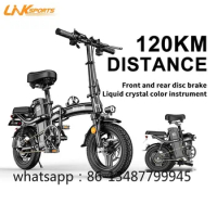 Factory Hot Sale Folding Electric Bicycle 400W 48V 14Inch LCD Display Electric City Bike Foldable Electric Bike