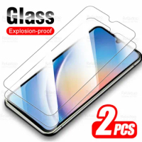 Samsun A34 Glass 2Pcs Tempered Glass Screen Protector For Samsung Galaxy A34 A 34 34A SM-A346B 2023 Cover Protective Phone Films