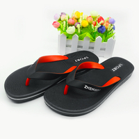 Summer New Men's Flip Flops Color Matching Non-Slip Soft Beach Flip-Flops Slippers