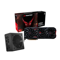【PowerColor 撼訊】Red Devil RX9070XT 16G-E/OC 顯示卡 + 1000W金牌電源供應器