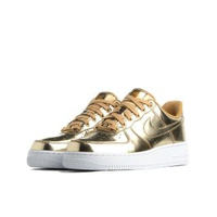 【NIKE 耐吉】W AIR FORCE 1 SP METALLIC GOLD 金色 女鞋 低筒(CQ6566-700)