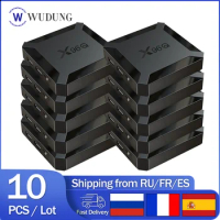 Wholesales 10PCS/SET X96Q TV Box Android 10.0 Allwinner H313 Quad Core 4K HDR 2.4G WiFi Youtube Netflix TV Prefix