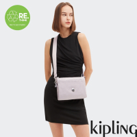 『千層包』Kipling 簡約光澤銀大容量千層包-RIRI L
