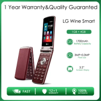 LG Wine Smart H410 Refurbished Unlocked Original LG Gentle single sim 3.15 MP 3.2" inches 4GB 1GB RAM Phone 3G Free Shipping