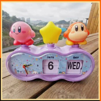 Kirby Of The Stars 20th Anniversary Limited Edition Of The Kirby Stars Desk Calendar Electronic Clock Decoration Model Gifts Toy