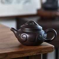 瀾揚紫砂黑泥創意造型茶壺手工西施壺泡茶壺家用辦公茶具紫砂茶壺