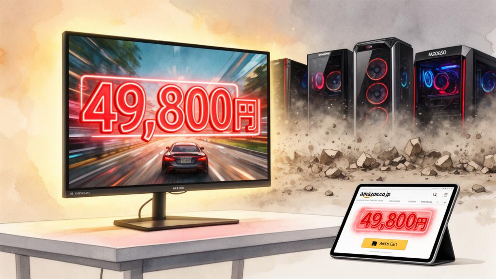 INNOCN、高精細ミニLEDゲーミングモニターを4万円台で投入 価格破壊で