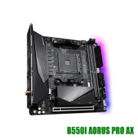B550 AM4 DDR4 64GB PCI-E 4.0 Mini-ITX Desktop Motherboard For Gigabyte B550I AORUS PRO AX