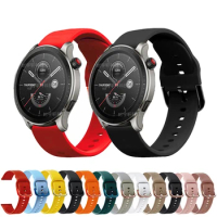 For Amazfit GTR 4 Smart Watch Strap Silicone 22mm Bracelet Band For Amazfit Bip 5/GTR 2 2E 3 Pro/GTR 47mm/Pace/Stratos 3 2S 2