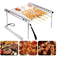 DH Folding Mini Grill. barbeque mini dan praktis saat dibawa camping
