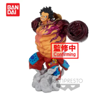 Original Banpresto One Piece BWFC Super Master Stars Piece SMSP Luffy Gear 4 Action Figure Collectible Model Doll Toys Figurals
