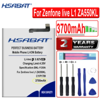 HSABAT 3700mAh C11P1709 High Capacity Battery for Asus Zenfone live L1 ZA550KL ZA551KL X00RD Smart Phone