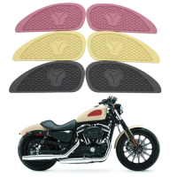evomosa Retro Motorcycle Cafe Racer Gas Fuel Tank Rubber Stickers Pad Protector Sheath Knee Grip Protector Univeral Tank Pad