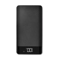 1Pc Plastic Power Bank Case Sturdy Hard Carrying Case LCD Display DIY Power Bank Shell Tragbare Externe Box without Battery
