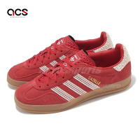 adidas 休閒鞋 Gazelle Indoor W 女鞋 紅 米白 膠底 復古 德訓鞋 愛迪達 JI2756