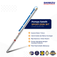 Mesin pompa celup Submersible Pump 1/3 hp 2 inch Shimizu SPG07-232K BIT