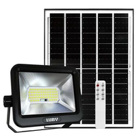 Lampu Sorot LED / LAMPU TAMAN LED FLOOD LIGHT / Luby LBKS511 Lampu Sorot 100watt Solar Panel