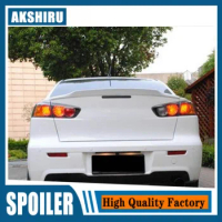 For Mitsubishi Lancer EX Evo 2008 2009 2010 2011 2012 2013 2014 2015 ABS Unpainted Color Rear Trunk Wing Lip Spoiler