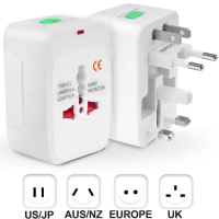 [Ready Stock]  Electric Plug Power Socket Adapter International Travel Adapter Universal Travel Sock