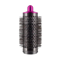 Cylinder Comb for Dyson Airwrap Styler Accessories, Curling Hair Tool,Rose Red &amp; Gray