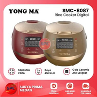 RICE COOKER DIGITAL YONG MA 2 LITER SMC-8097 GARANSI RESMI ( MEDAN )