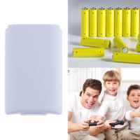 ABS Battery Holder with Sticker Plastic Wireless Controller Battery Cover Game Accessories Replacement for Xbox 360