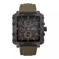 Expedition Jam Tangan Wanita Expedition Ladies E 6808 MF RIGGN Green Olive Dial Green Olive Rubber S