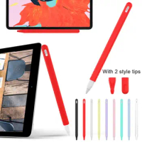Soft Non Slip Tip Holder Sleeve Wrap Silicone Case Nib Cover Protective Skin For Apple Pencil 2 iPad Pro