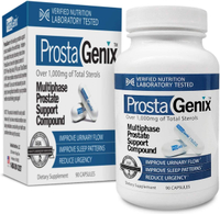 [adatvfad] ProstaGenix Multiphase Supplement 90 Capsules FDA Verified Nutrition 824 mg Beta-Sitoster