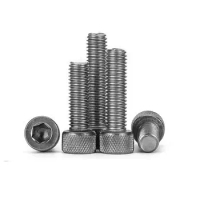 M6 M8 knurled head screws titanium bolts Allen thread nails Ti alloy screw TA2 TC4 bolt hex socekt cap nail