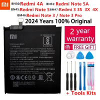 Original Battery For Xiaomi Redmi 3 3S 3X 4X 3 pro Note 3 5 5A 6 4A Pro Mi 5X BM46 BM47 BN30 BN31 BN45 Replacement Battery