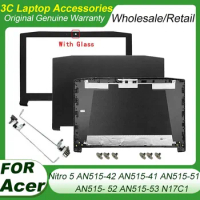 Laptop Case For Acer Nitro 5 AN515-42 AN515-41 AN515-51 AN515- 52 AN515-53 N17C1 LCD Back Cover Front Bezel Hinges Top Housing