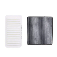 Air Filter Air Conditioner Filter Grid for 04-07 Toyota Corolla 2pcs