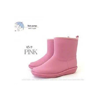 【Charming】日本製 時尚造型【個性雪靴雨鞋】-粉色-712