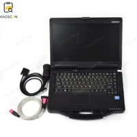 Auto Diagnostic Scanner for Liebherr Sculi Diagnosis Software Wire Harness with CF53 Laptop for Liebherr Diagnostic Scanner