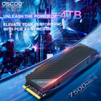 OSCOO M.2 2280 Internal Solid-state Drive NVMe PCIe4.0x4 7500MB/s 4TB 2TB SSD Compatible with Playstation 5 Internal Gaming SSD