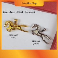 Original 316 Stainless Steel Silver/Gold Plated Horse Pendant | Loket Kuda Stainless Steel 316 | Rea