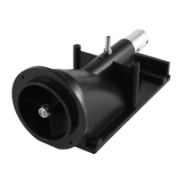 40mm Water Jet Thruster Power Sprayer Pump Water Jet Pump with 3 Blades Propeller Fit 775 Motor for RC Jet Boat,Black