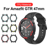 2021 New For Amazfit GTR 47mm Case Smart Watch Protector for Xiaomi Huami Smartwatch Cover Accessories