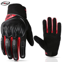 SUOMY Motorcycle Gloves Men Motorbike Riding Luva Touch Screen Moto Cycling Anti-fall Breathable Motocross Protective Guantes