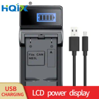 HQIX for Canon IXUS I5 750 ⅡS SD110 700 SD20 PC1060 PC1114 PC1169 IXY DIGITAL L L2 30 camera NB-3L Battery Charger
